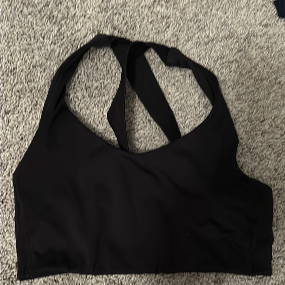 Black Women's sports bra
